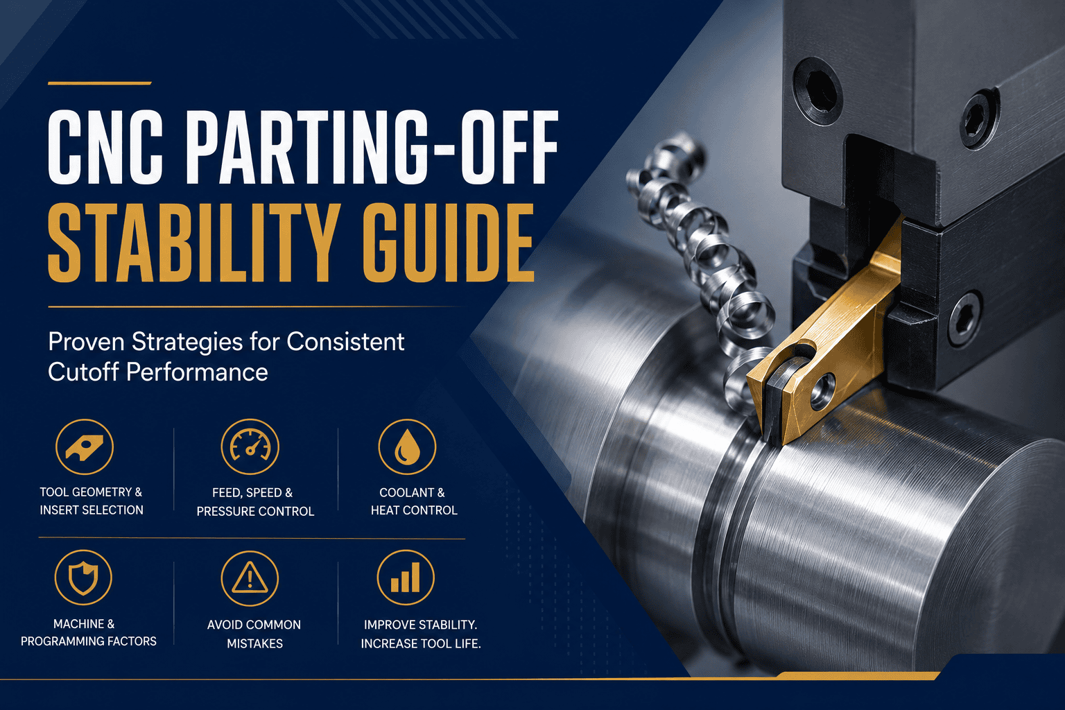 How Advanced Machining Suppliers Improve CNC Tool Stability During Parting-Off Operations